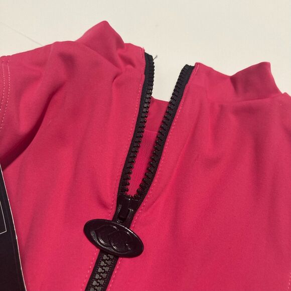 Reebok x Cardi B Hot Pink Reversible Zip-Up Cut Out Workout Bodysuit NWT RARE - Picture 14 of 15